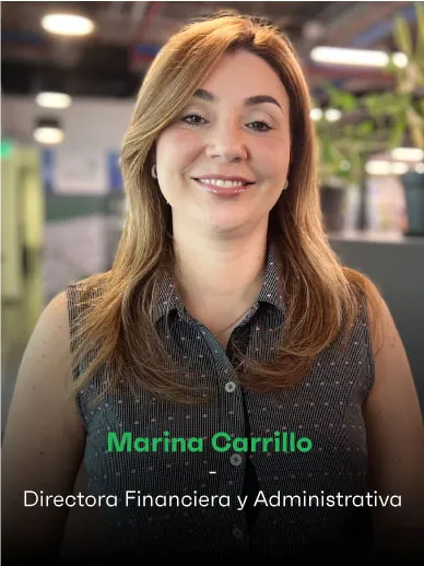 Marina Carrillo - Directora Financiera y Administrativa
